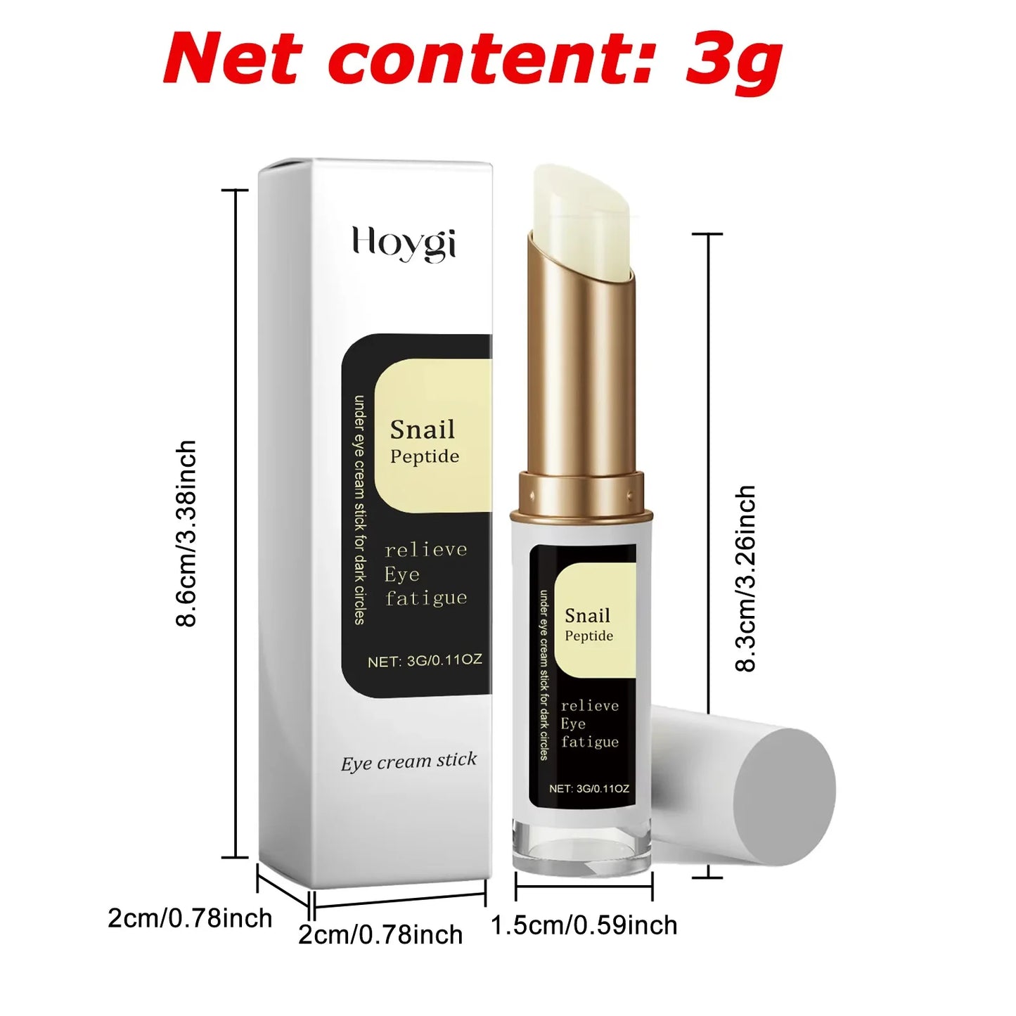 Snail Eye Cream Stick for Dark Circles & Fine Lines