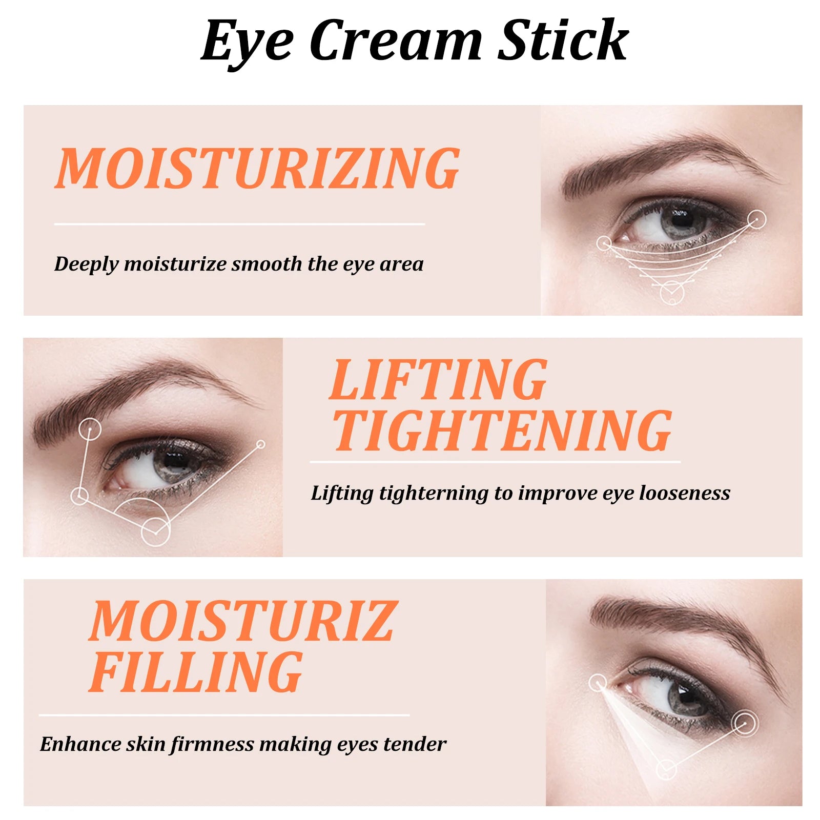 Snail Eye Cream Stick for Dark Circles & Fine Lines