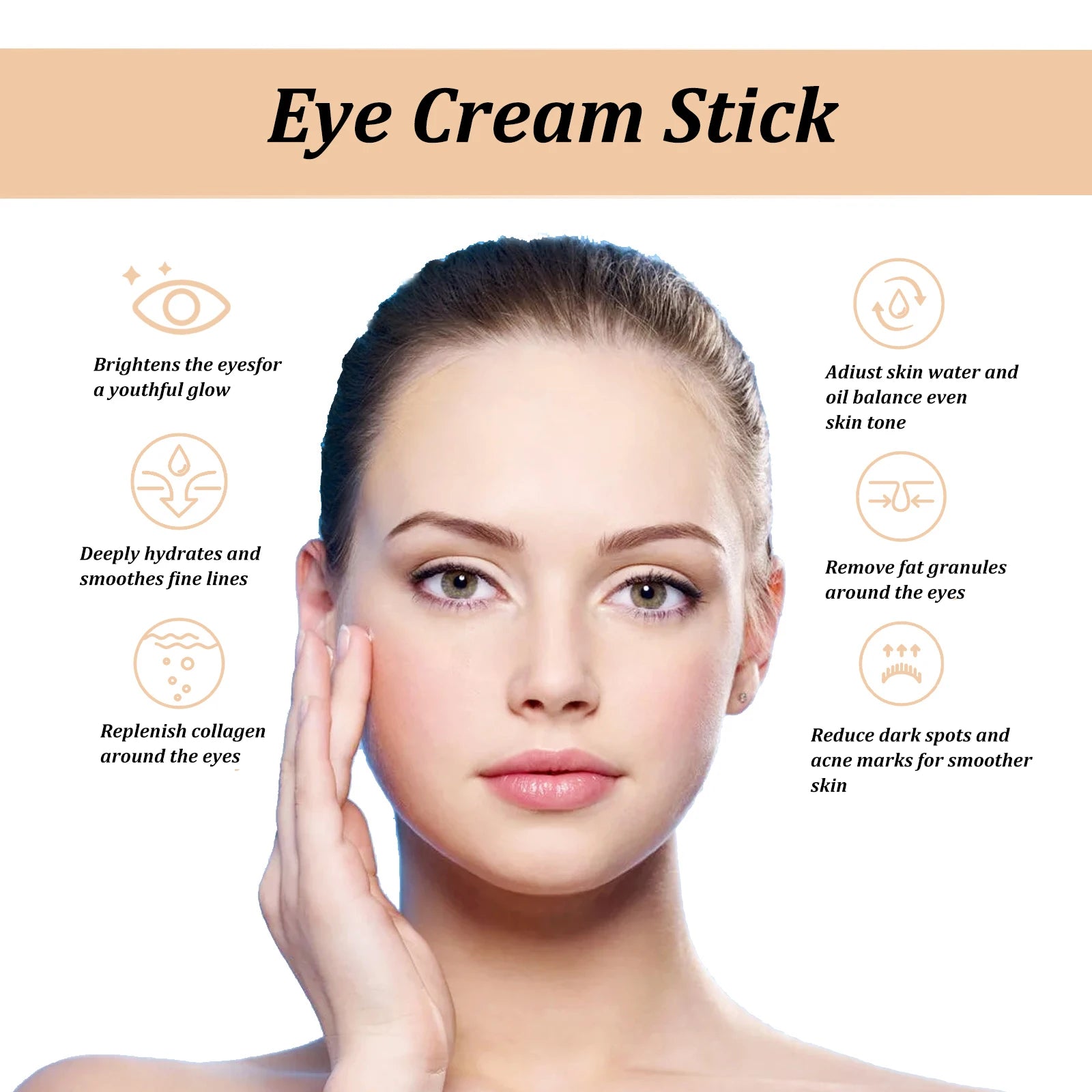 Snail Eye Cream Stick for Dark Circles & Fine Lines